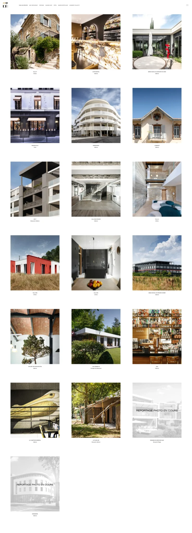 Projets - TDR Architectes